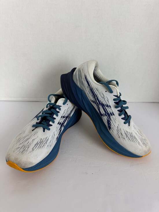 ASICS Other - ASICS Novablast 3 White Deep Ocean Running Shoes 1011B458